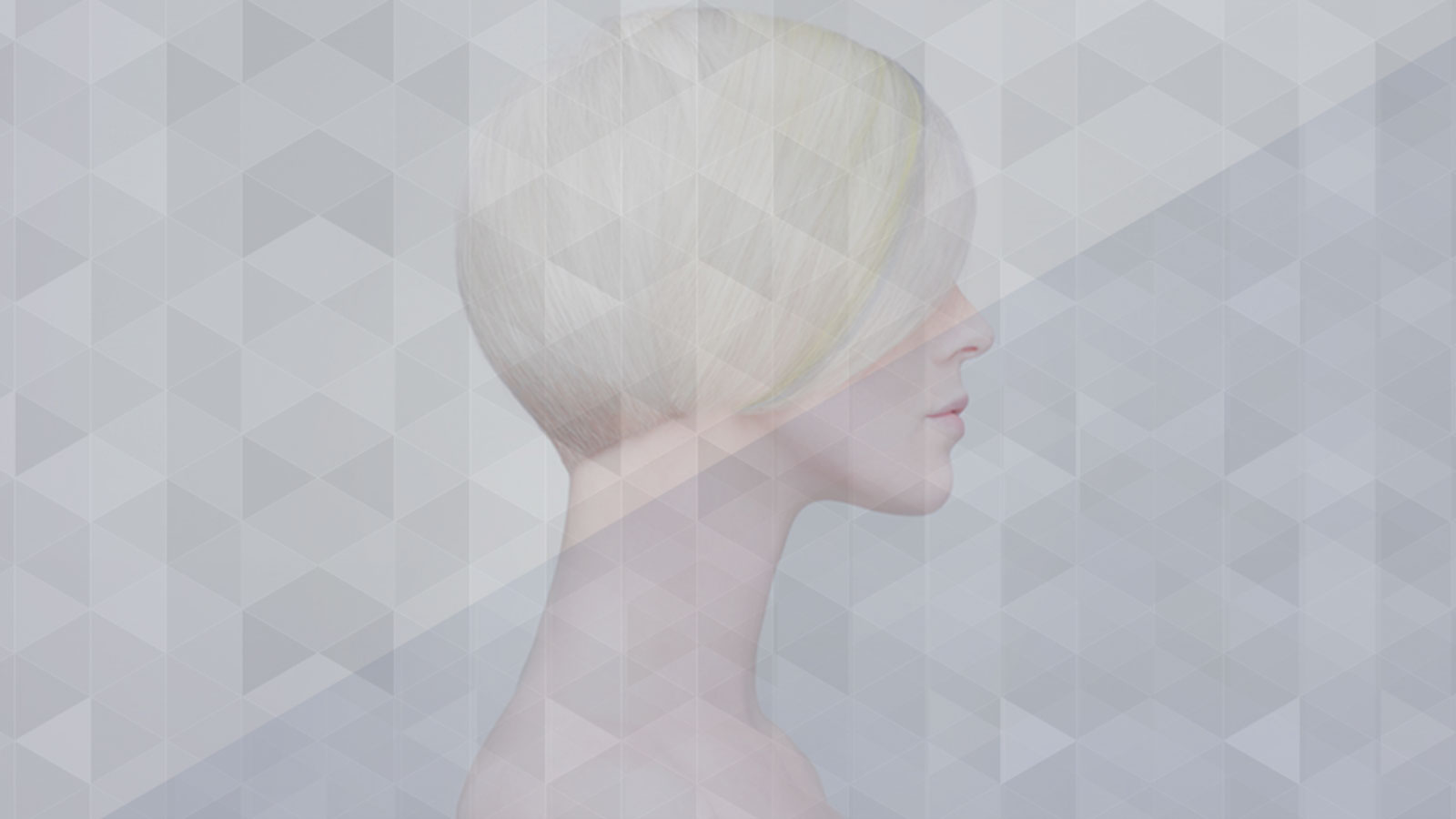Pastel Silver Hair Colour with Accent of Lemon and Grey Tones by Victor Victor Piccolotto