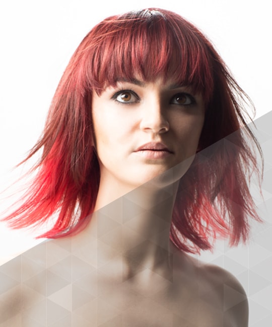 Red Multi-Tonal Dip Dye Madeline Murphy