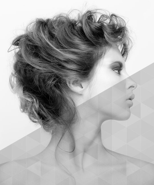 Figure of 8 Technique Braid Updo with Cord Stitching by Sharon Blain