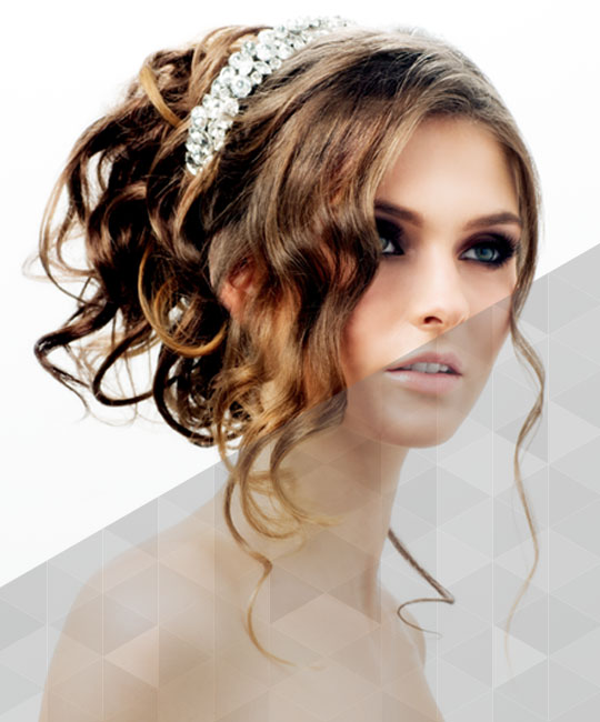 Soft Curls Updo by Michel Zeytoun
