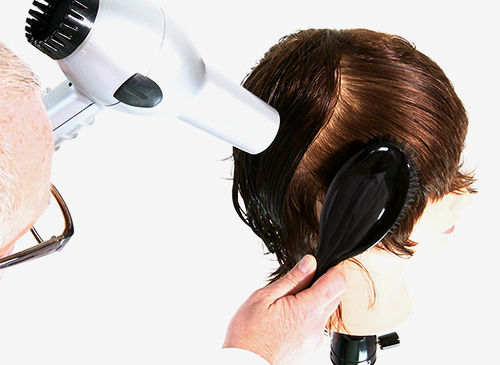 The first blow dry technique a trainee should learn with a brush is a wrap dry. Find out more >>>